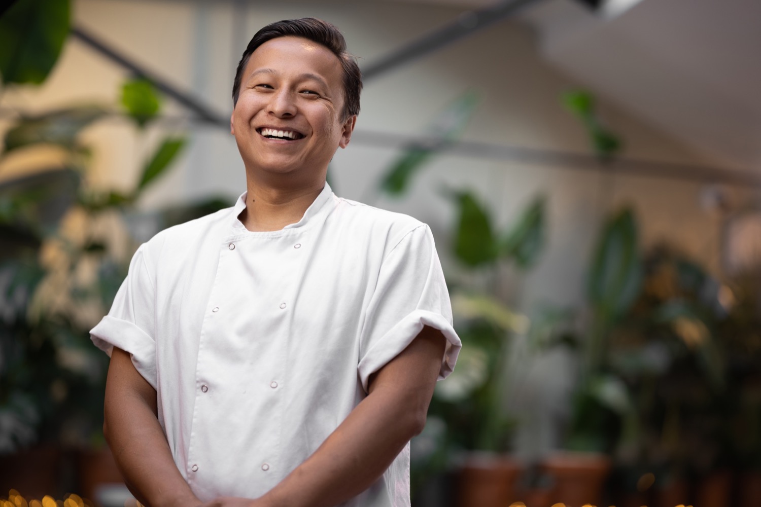 Environmental business portrait on location